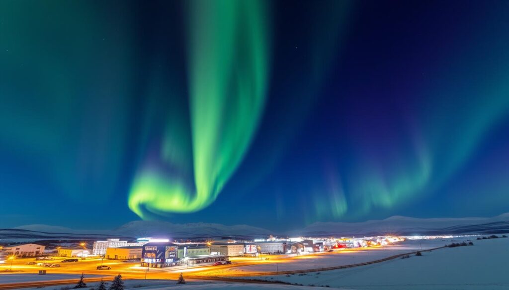 budget northern lights trip Fairbanks Alaska